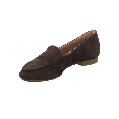 PAUL GREEN Slipper Braun Leder 