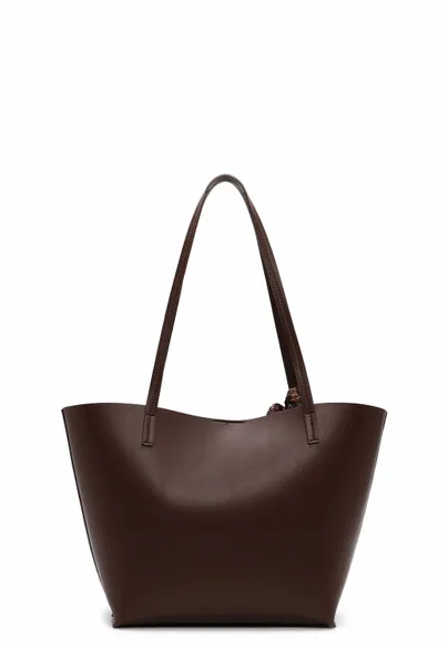 TAMARIS Shopper Braun Lederimitat 