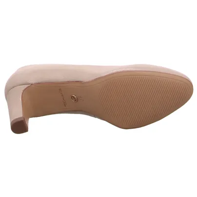 TAMARIS Pumps Beige Leder TAMARIS Pumps Beige Leder