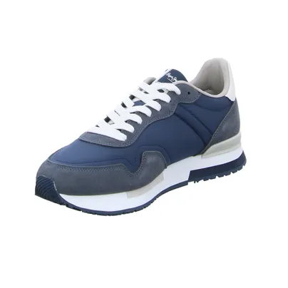 PEPE JEANS Halbschuhe Sneaker Blau Lederimitat PEPE JEANS Halbschuhe Sneaker Blau Lederimitat