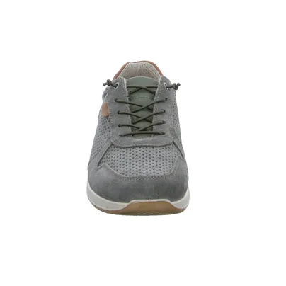 IMAC Halbschuhe Sneaker Stoff Grün Leder IMAC Halbschuhe Sneaker Stoff Grün Leder