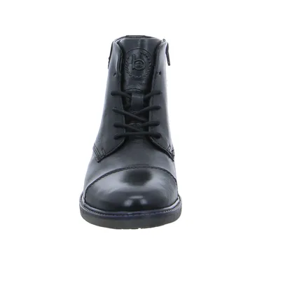 BUGATTI SHOES Winter-Boots Schwarz Leder 