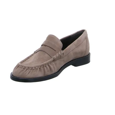 TAMARIS Mokassin Taupe Leder TAMARIS Mokassin Taupe Leder