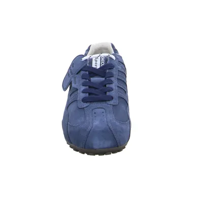 GEOX Binder Halbschuhe Sneaker Blau Leder GEOX Binder Halbschuhe Sneaker Blau Leder
