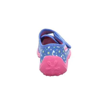 FISCHER Mädchen Kinder-Hausschuh Blau Textil FISCHER Mädchen Kinder-Hausschuh Blau Textil