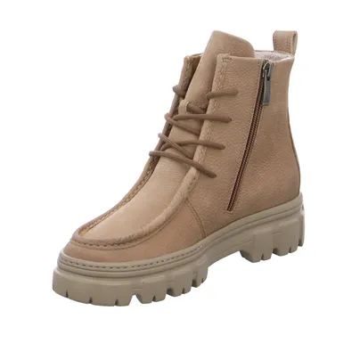 PAUL GREEN Boot Beige Leder PAUL GREEN Boot Beige Leder