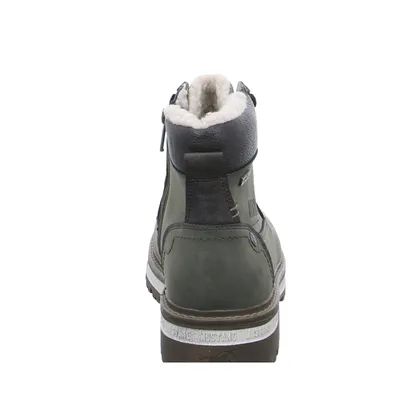 MUSTANG Winter-Boots Khaki Lederimitat 