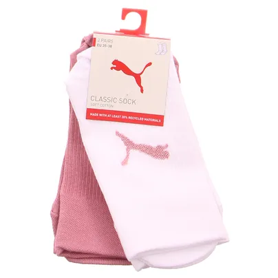 PUMA SOCKEN 2-ER Pack Freizeitsocken Weiss Textil PUMA SOCKEN 2-ER Pack Freizeitsocken Weiss Textil