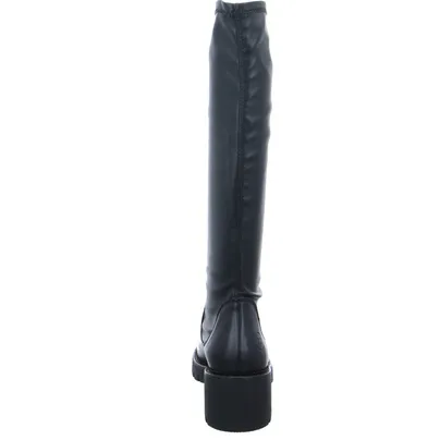 SCHUHENGEL Stiefel Schwarz Leder SCHUHENGEL Stiefel Schwarz Leder