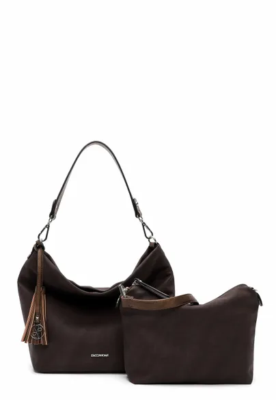 EMILY & NOAH mit Bag in Bag Beuteltasche Braun Lederimitat EMILY & NOAH mit Bag in Bag Beuteltasche Braun Lederimitat