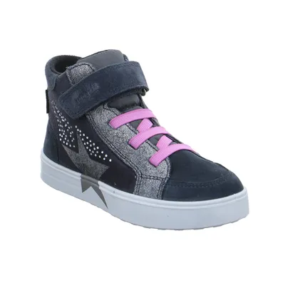 SUPERFIT Sneaker high Kleinkinder-Halbschuh Binder Grau Textil SUPERFIT Sneaker high Kleinkinder-Halbschuh Binder Grau Textil