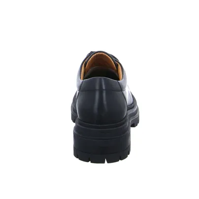 SCHUHENGEL Schnürschuh Schwarz Leder SCHUHENGEL Schnürschuh Schwarz Leder