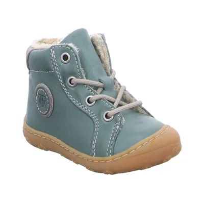 PEPINO Bottine Lauflernschuh Grünblau Leder 