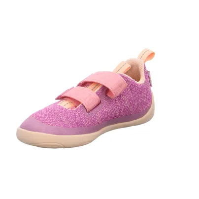 AFFENZAHN Komfortschuh Kleinkinder-Halbschuh Klett Pink Textil 