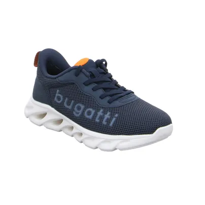BUGATTI SHOES Halbschuhe Sneaker Stoff Blau Textil BUGATTI SHOES Halbschuhe Sneaker Stoff Blau Textil