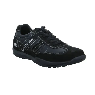 DOCKERS Halbschuh Schwarz Leder 