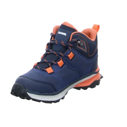 MEINDL mit Gore Tex Kinder-Wanderschuhe Blau Lederimitat MEINDL mit Gore Tex Kinder-Wanderschuhe Blau Lederimitat
