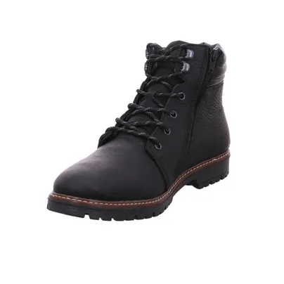 RIEKER Winter-Boots Schwarz Leder RIEKER Winter-Boots Schwarz Leder