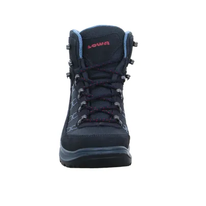 LOWA TAURUS PRO GTX MID WS Wander- Bergschuh Damen Blau Lederimitat 