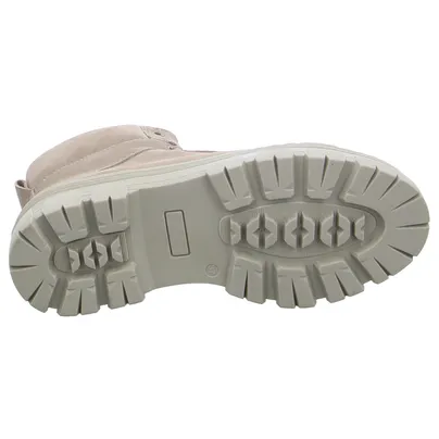 SCHUHENGEL Boot Taupe Leder SCHUHENGEL Boot Taupe Leder