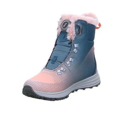 VADO Schneestiefel Mädchen Kleinkinder-Snowboot  Membran Petrol Textil 