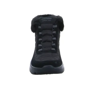 SKECHERS Snowboot Schwarz Lederimitat SKECHERS Snowboot Schwarz Lederimitat
