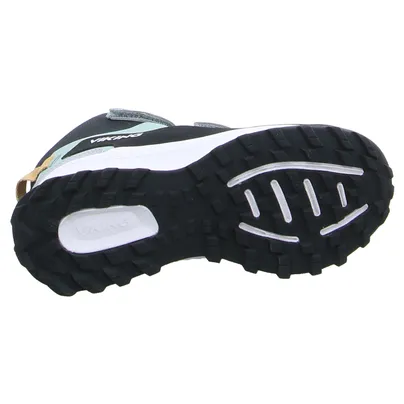 VIKING Sneaker high Kleinkinder-Halbschuh Klett Grün Textil VIKING Sneaker high Kleinkinder-Halbschuh Klett Grün Textil