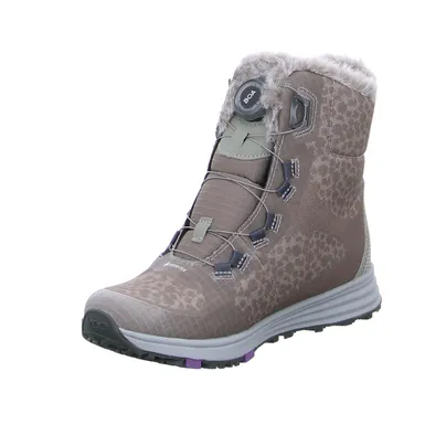 VADO Winter-Snowboot Mädchen-Snowboot Membrane Taupe Textil VADO Winter-Snowboot Mädchen-Snowboot Membrane Taupe Textil