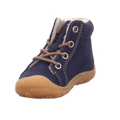 PEPINO Bottine Lauflernschuh Blau Leder PEPINO Bottine Lauflernschuh Blau Leder