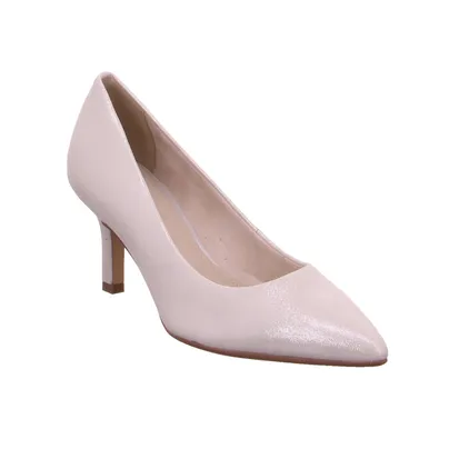 TAMARIS Pumps Silber Leder 
