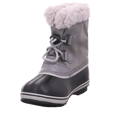 SOREL Schneestiefel Kinder-Snowboot Grau Lederimitat SOREL Schneestiefel Kinder-Snowboot Grau Lederimitat