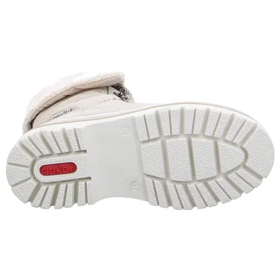 RIEKER Snowboot Beige Textil RIEKER Snowboot Beige Textil