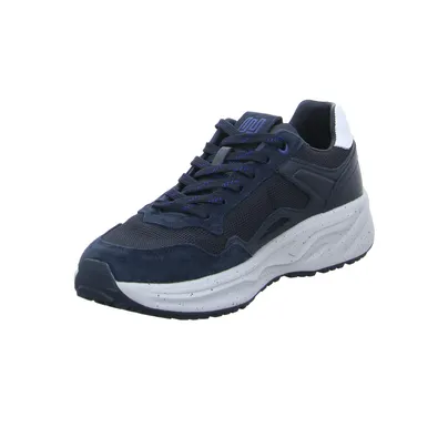 WALDLÄUFER Halbschuhe Sneaker Stoff Blau Leder WALDLÄUFER Halbschuhe Sneaker Stoff Blau Leder