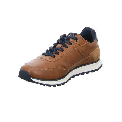 BUGATTI SHOES Halbschuhe Sneaker Cognac Lederimitat BUGATTI SHOES Halbschuhe Sneaker Cognac Lederimitat