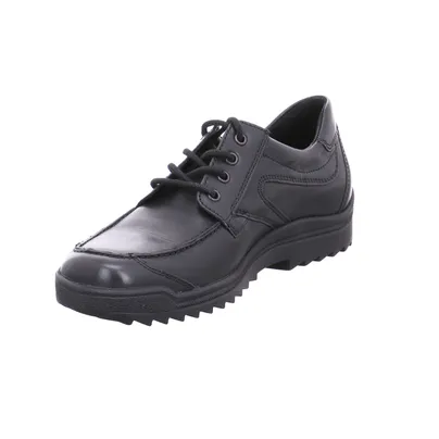WALDLÄUFER Halbschuh Schwarz Leder 