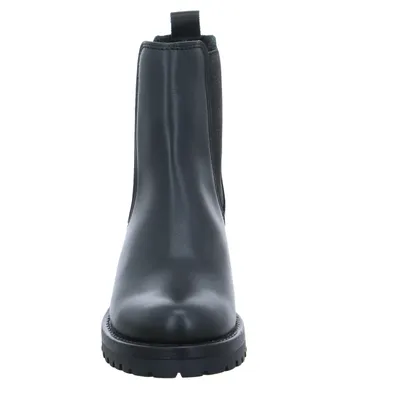 SCHUHENGEL Boot Schwarz Leder SCHUHENGEL Boot Schwarz Leder