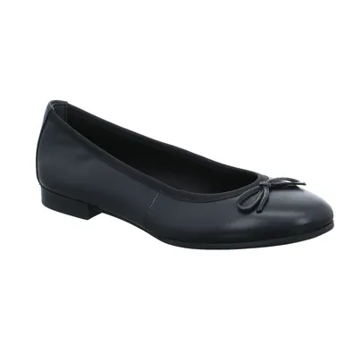 TAMARIS Ballerina Schwarz Leder 