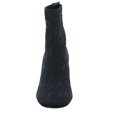LA STRADA Stiefelette Schwarz Textil 