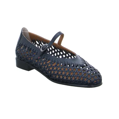 EVERYBODY Ballerina Blau Leder 