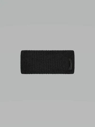 BARTS Rippenstrick Stirnband Schwarz Textil BARTS Rippenstrick Stirnband Schwarz Textil
