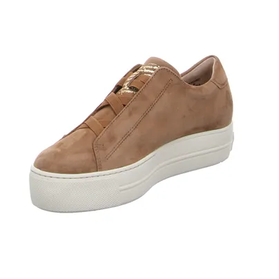 PAUL GREEN Sneaker Cognac Leder 