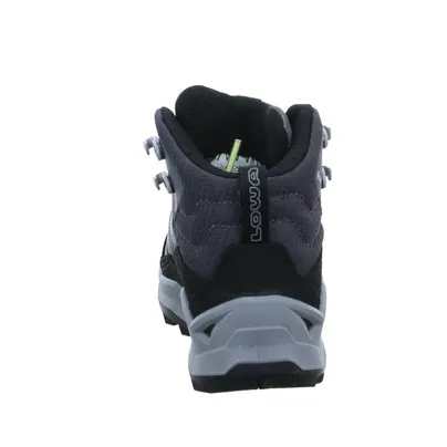 LOWA INNOX PRO GTX MID JUNIOR Kinder-Wanderschuhe Schwarz Leder 