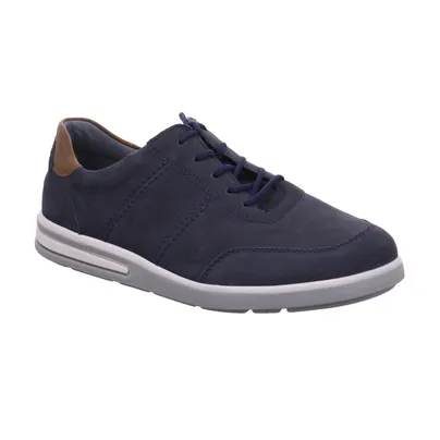 WALDLÄUFER Halbschuhe Sneaker Blau Leder WALDLÄUFER Halbschuhe Sneaker Blau Leder