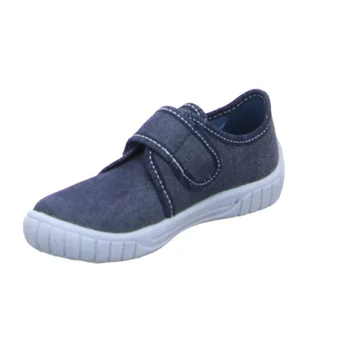 SUPERFIT Unisex Kinder-Hausschuh Jeansblau Textil SUPERFIT Unisex Kinder-Hausschuh Jeansblau Textil