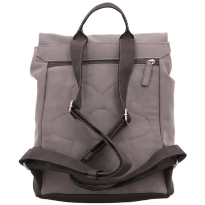 ZWEI Rucksack Grau Lederimitat ZWEI Rucksack Grau Lederimitat