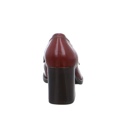 TAMARIS Hochfrontpumps Cognac Leder TAMARIS Hochfrontpumps Cognac Leder