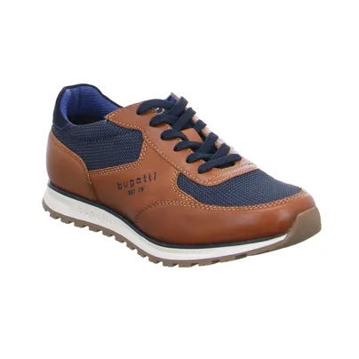 BUGATTI SHOES Halbschuhe Sneaker Cognac Leder BUGATTI SHOES Halbschuhe Sneaker Cognac Leder