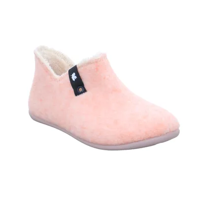 VAN DER LAAN Hausschuh Rosa Textil 