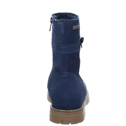 SCHUHENGEL Lederstiefel Kleinkinder-Winterstiefel Dunkelblau Leder SCHUHENGEL Lederstiefel Kleinkinder-Winterstiefel Dunkelblau Leder