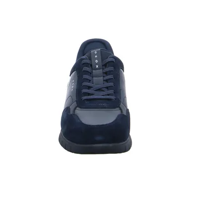 GEOX Halbschuhe Sneaker Blau Leder GEOX Halbschuhe Sneaker Blau Leder